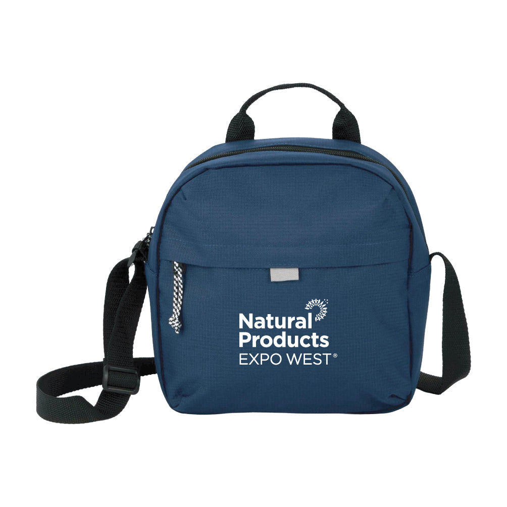 Expo West - Navy Recycled 6-Can Lunch Cooler