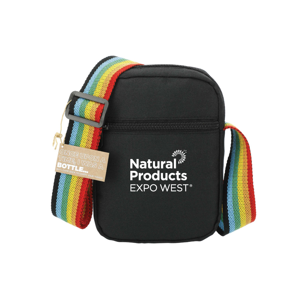 Expo West - Rainbow RPET Crossbody Tote